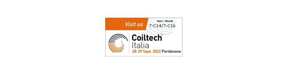 Coiltech 2022 – We will exhibit!